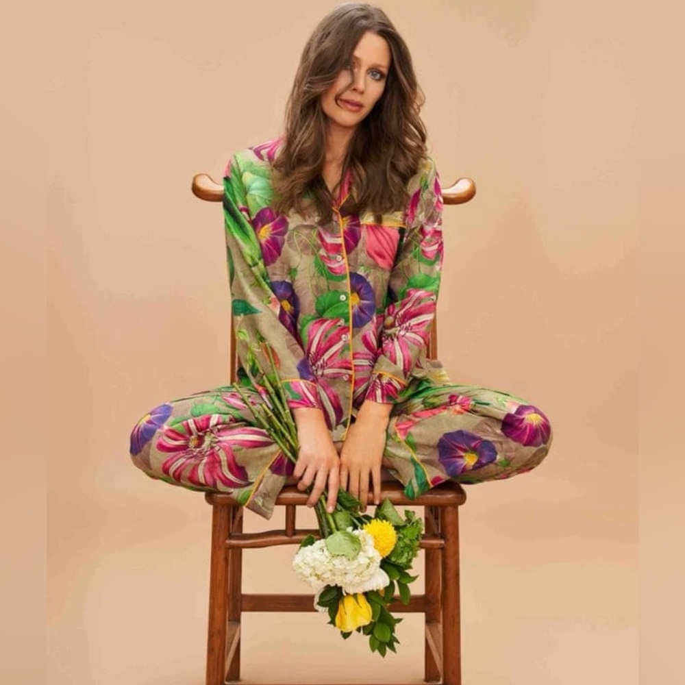 Powder UK Floral Print Women's Pajama Set